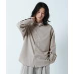 シャツ 「LUXURY+EASY」OVER SIZE DRAPE　STRIPE SHIRTS / ラグイージーオーバーサイズストライプシャツ メンズ