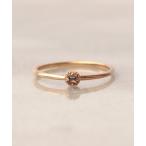 指輪 リング 「WEB限定」K18vermeil プチスクエア 天然石リング レディース