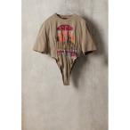 ショッピングモロッコ tシャツ 「Desigual Studio」パームツリーフォト Tシャツスタイルボディスーツ レディース