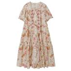 ワンピース テディローズプリントミディワンピース