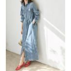 ショッピングシャツワンピース ワンピース 「Yossshiiii企画」「A・MONN(アモン)」デニムシャツマルチワンピース
