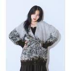 「JEANASIS」 ニットカーディガン FREE グレー系その他 レディース