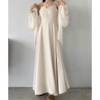 「Louere」 キャミソールワンピース SMALL アイボリー レディース