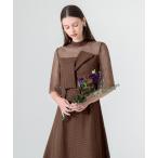 「Leja」 半袖ワンピース MEDIUM モカ レディース