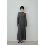 「niana」 長袖ワンピース M チャコール レディース