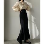 「Louere」 フレアスカート LARGE ブラック レディース