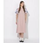 ショッピングミモレ丈 ワンピース 「Meシリーズ」パフスリーブチェックワンピース