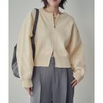 ショッピングカーデ カーディガン アウトリンキングダブルZIPカーデ レディース