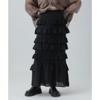 スカート 14ゲージティアードスカート　650144