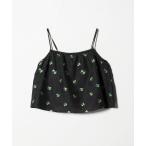 キャミソール フラワー ジャガード キャミソール