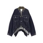 デニムジャケット gジャン UN3D./アンスリード/MA-1 DOCKING DENIM JACKET/MA-1ドッキングデニムジャケット