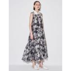 ワンピース シェイドフラワーティアードワンピース