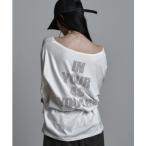 tシャツ ASYOUAREクロスライン オフショルダー Tシャツ CROSS LINE OFF-SHOULDER T-SHIRT レディース