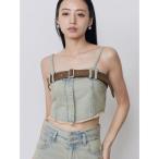 「セットアップ対応」デニムビスチェ　夏服 レディース