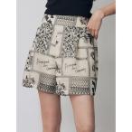 パンツ 「セットアップ対応」タックレースショートパンツ レディース