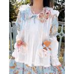 くまの耳フード付きローンタブリエ レディース