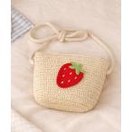  плечо сумка на плечо [ Bambin /bon van ] клубника узор Mini небольшая сумочка Kids ребенок 