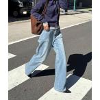  джинсы Denim Denim брюки [@sora_522m план ]BASIC STRAIGHT LIGHT DENIM женский 