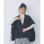 コート アウター サイドリボンジャケット レディース