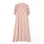 「J by blue」 半袖ワンピース MEDIUM モカ レディース