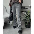 [SHAGGIE] тренировочный брюки X-SMALL светло-серый женский 