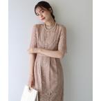 「BLUEEAST」 半袖ワンピース MEDIUM モカ レディース