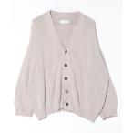 [remer] вязаный кардиган SMALL grayish бежевый мужской 