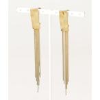 [HARE] серьги ( обе уголок для ) FREE Gold женский 