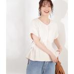 「N.（N. Natural Beauty Basic）」 半袖ブラウス MEDIUM ホワイト レディース