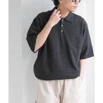  свитер вязаный FORK&SPOON окантовка Short рукав вязаный Polo мужской 