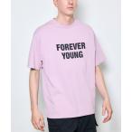 tシャツ FOREVER YOUNG半袖Tシャツ メン�