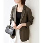 ジャケット テーラードジャケット SHIPS any: 「手洗い可能」リネンミックス テーラード ライト ジャケット レディース