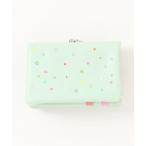 財布 がま口折財布　ツモリチサト　キラキラ石 レディース