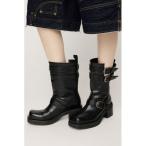 ブーツ SIDE HOLE MIDDLE BOOTS サイドホールミドルブーツ 春服 レディース