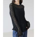 ショッピングVita tシャツ サイドタックレースプルオーバー レディース