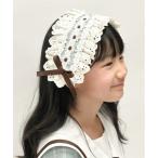 チェック×フリルヘッドドレス