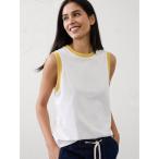 タンクトップ ノースリーブ BANANA REPUBLIC FACTORY STORE　　プレミアムコットン タンク レディース