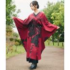 ショッピング花 ワンピース 「カヤ」花墨ワンピース