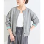 カーディガン 手洗い可 / 配色ニットカーディガン レディース