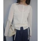 カーディガン 「追加」tyn.TGOR/トゴール SLOBE別注 タンクセットカーディガン 「手洗い可能」 レディース