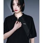  рубашка-поло кабель половина Zip вязаный мужской женский 