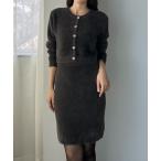 「Louere」 セットアップ MEDIUM チャコール レディース