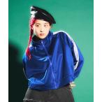 [PUNYUS] джерси блузон 1 голубой женский 