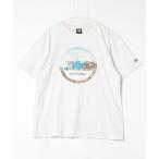 [NEW ERA] короткий рукав футболка X-LARGE белый мужской 