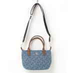 トートバッグ ポペットフラッグデニムミニトートバッグ レディース