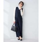 ワンピース 「洗える」Vネックコンビネゾン