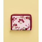 財布 いちご柄フラグメントケース レディース