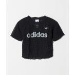 「adidas Originals」スモックド カリ Tシャツ レディース