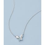 ネックレス 「Spring Limited」シルバー バタフライ ネックレス レディース