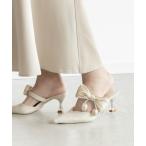 パンプス 「Tulip Collection」2WAY チューリップリボンミュールパンプス